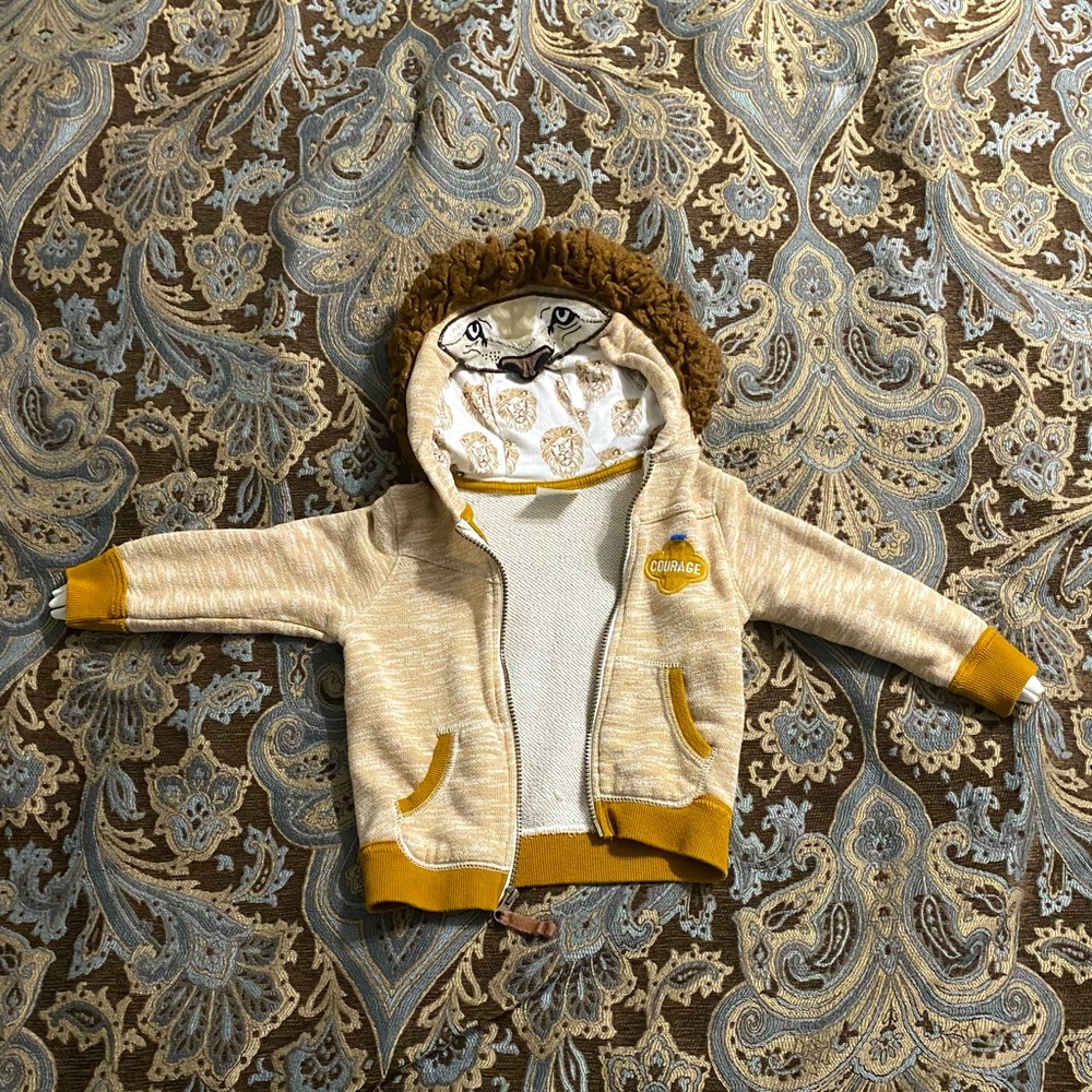 Cowardly Lion hoodie!! Oshkosh 2T